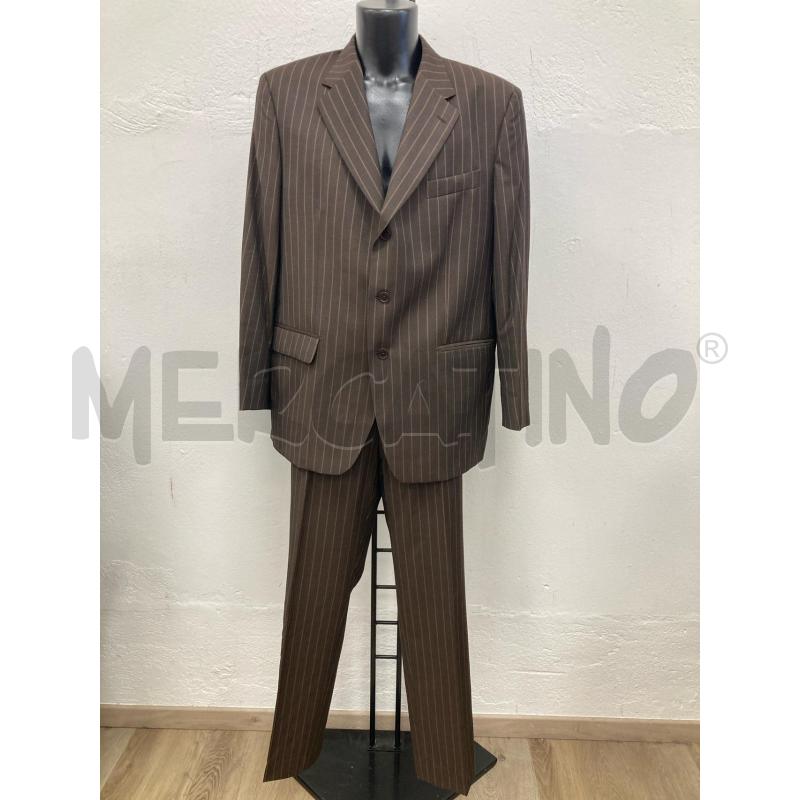 COMPLETO UOMO FERRE MARRONE GESSATO | Mercatino dell'Usato Gazzada schianno 1