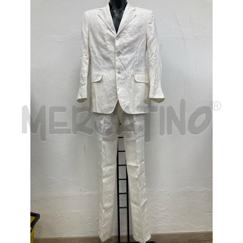 COMPLETO UOMO MII LINO BIANCO | Mercatino dell'Usato Gazzada schianno 1