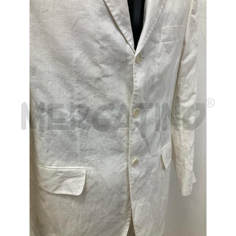 COMPLETO UOMO MII LINO BIANCO | Mercatino dell'Usato Gazzada schianno 3