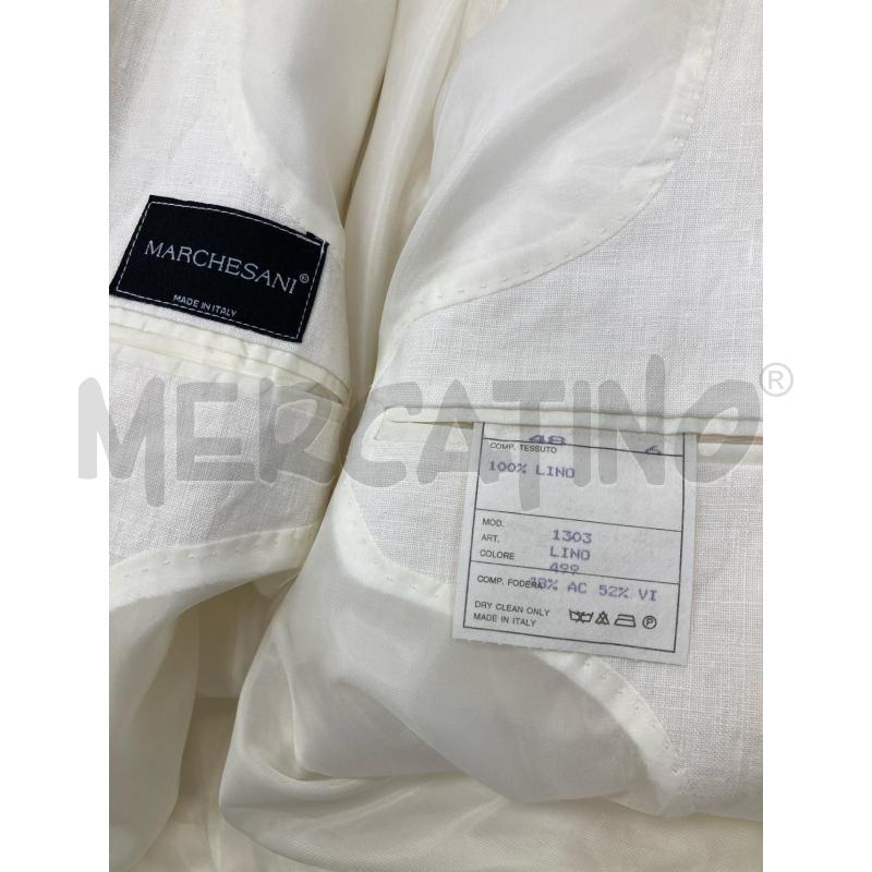 COMPLETO UOMO MII LINO BIANCO | Mercatino dell'Usato Gazzada schianno 4