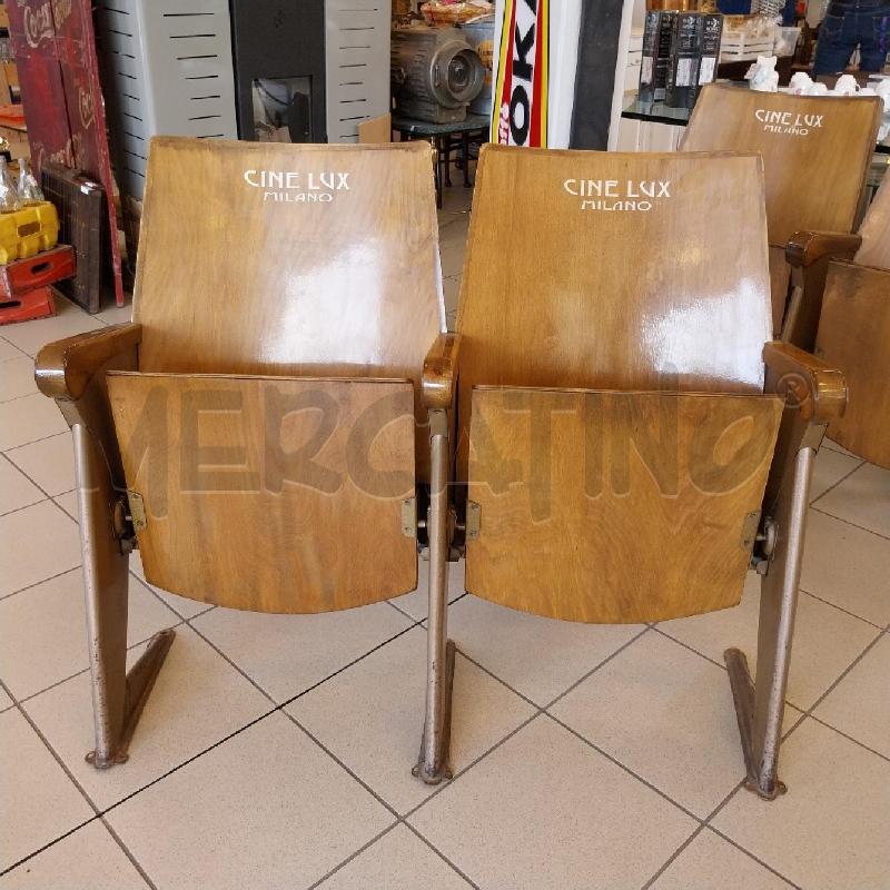 COPPIA POLTRONCINE CINELUX MILANO | Mercatino dell'Usato Gazzada schianno 1