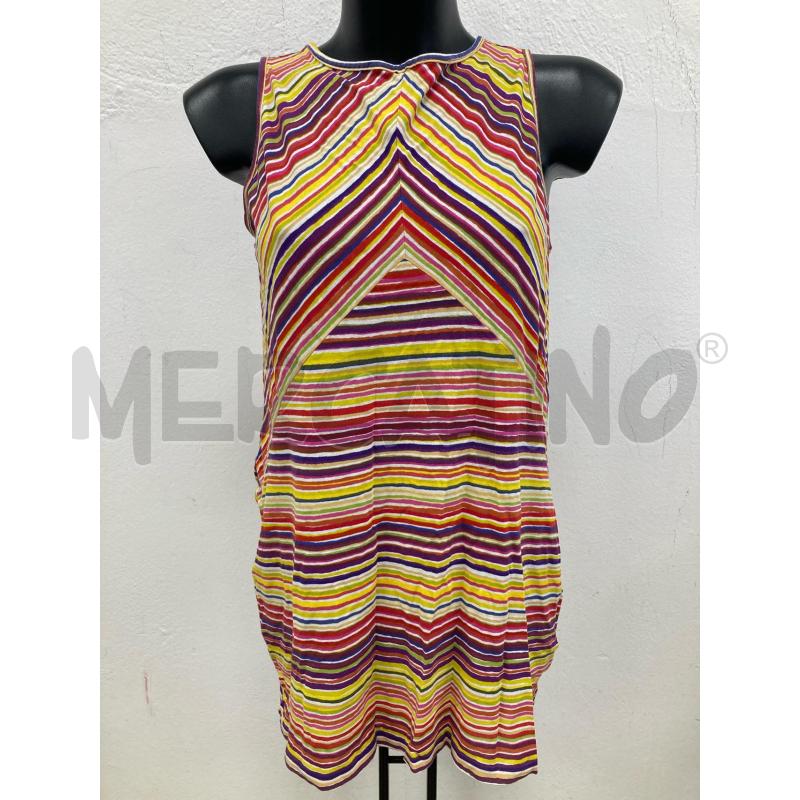 COPRI COSTUME MISSONI MARE RIGHE GIALLE VIOLE ROSSE  | Mercatino dell'Usato Gazzada schianno 1