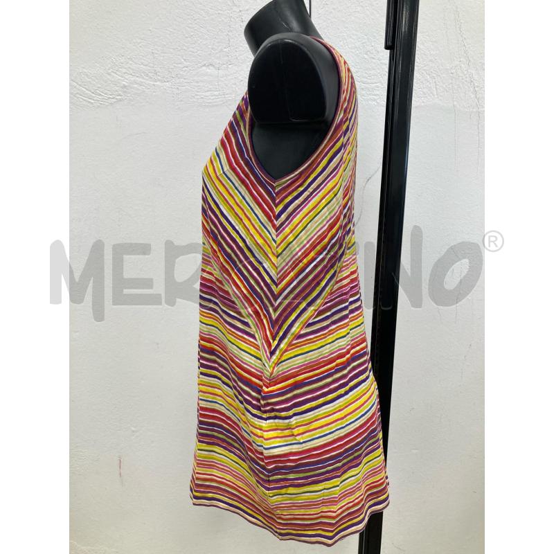 COPRI COSTUME MISSONI MARE RIGHE GIALLE VIOLE ROSSE  | Mercatino dell'Usato Gazzada schianno 3