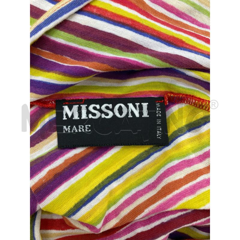 COPRI COSTUME MISSONI MARE RIGHE GIALLE VIOLE ROSSE  | Mercatino dell'Usato Gazzada schianno 4