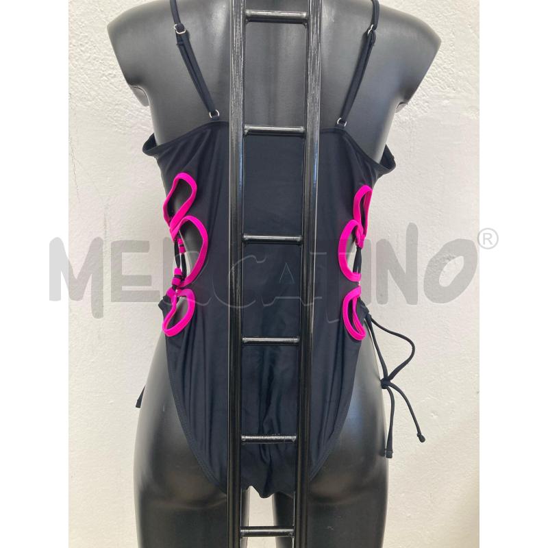 COSTUME DONNA INTERO NERO NASTRI FUXIA | Mercatino dell'Usato Gazzada schianno 2
