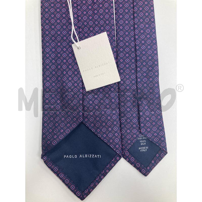 CRAVATTA ALBIZZATI VIOLA FIORELLINI ROSA | Mercatino dell'Usato Gazzada schianno 2