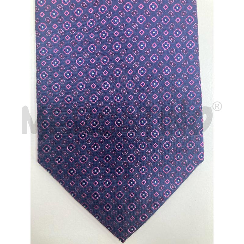 CRAVATTA ALBIZZATI VIOLA FIORELLINI ROSA | Mercatino dell'Usato Gazzada schianno 3