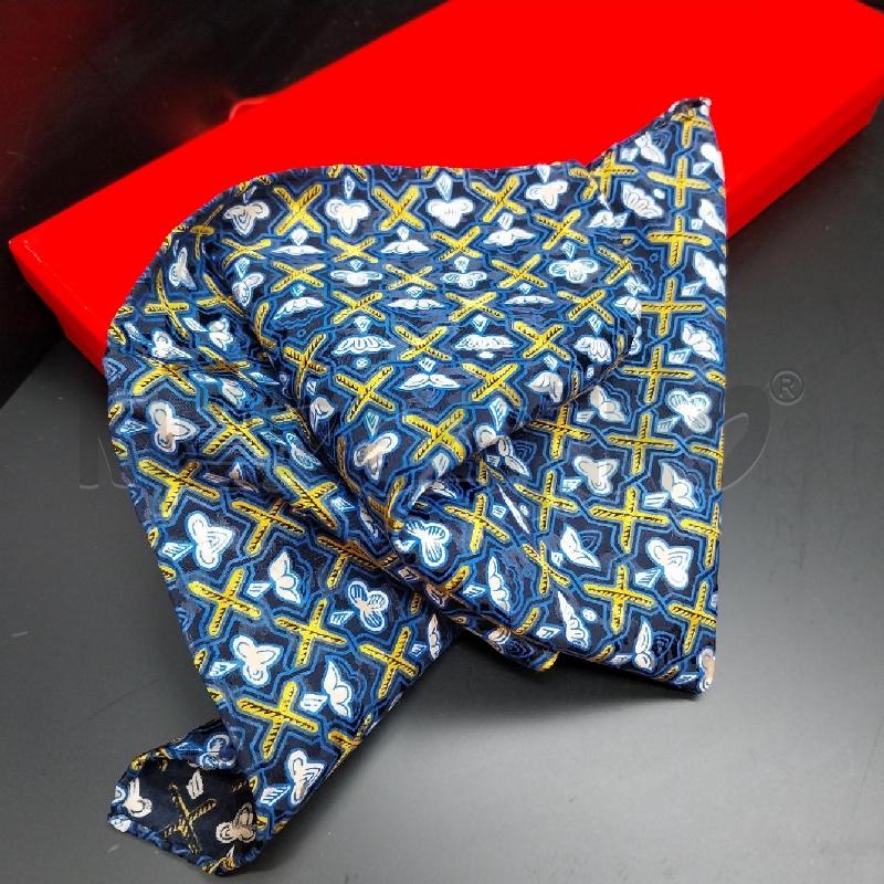 CRAVATTA BLU GIALLO BRIONI | Mercatino dell'Usato Gazzada schianno 3