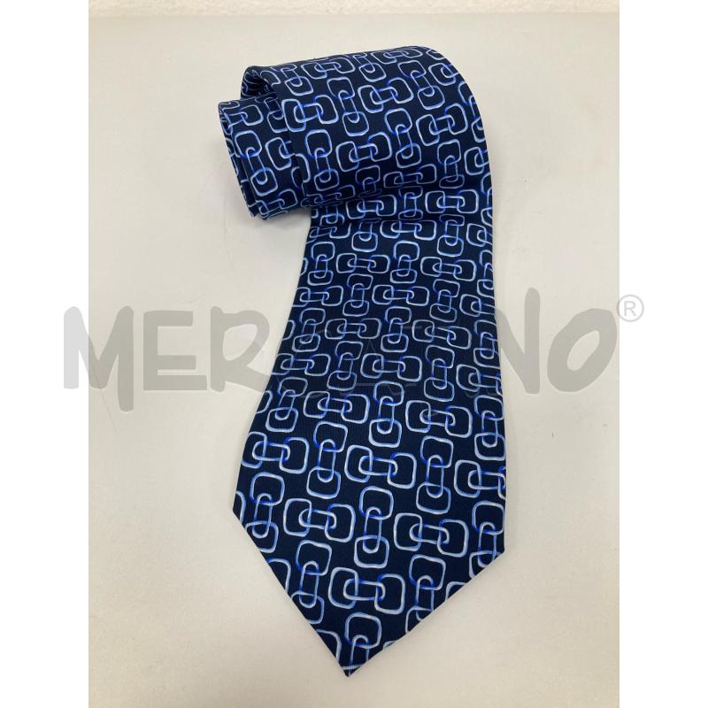 CRAVATTA GUCCI BLU DISEGNO AZZURRO | Mercatino dell'Usato Gazzada schianno 1