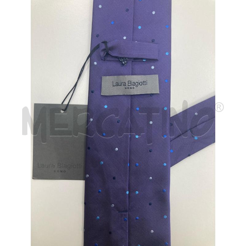 CRAVATTA LAURA BIAGIOTTI VIOLA | Mercatino dell'Usato Gazzada schianno 2