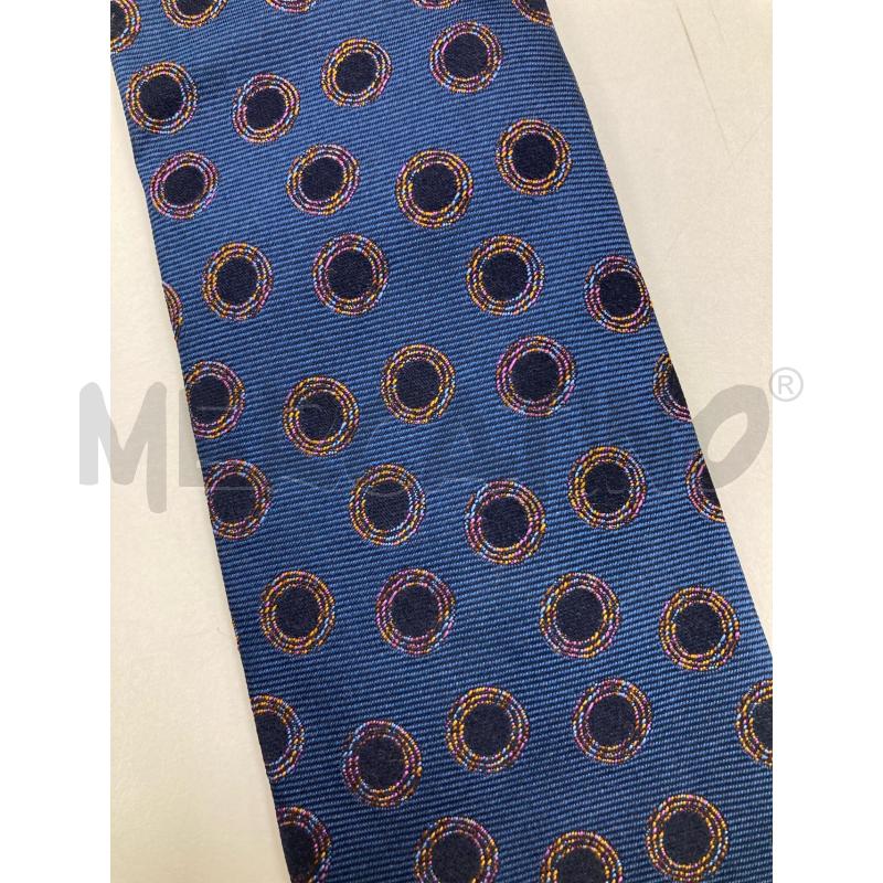 CRAVATTA MISSONI BLU ERCHI COLORATI CARTELLINO | Mercatino dell'Usato Gazzada schianno 3