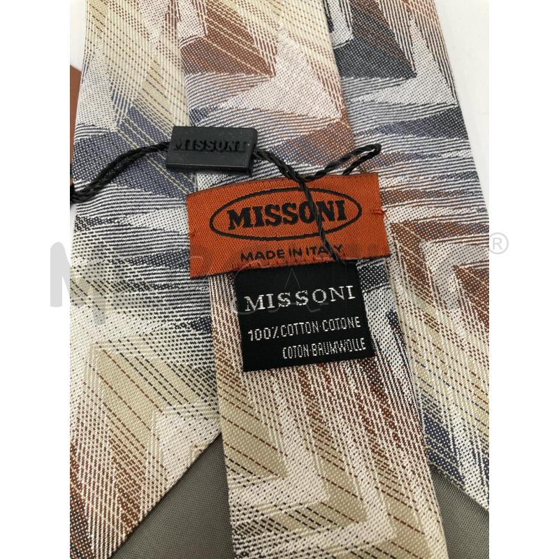 CRAVATTA MISSONI CARTELLINO GRIGIA | Mercatino dell'Usato Gazzada schianno 2