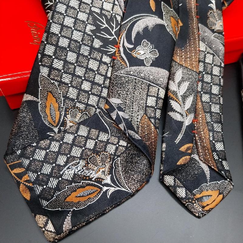 CRAVATTA NERO MARRONE BRIONI | Mercatino dell'Usato Gazzada schianno 2