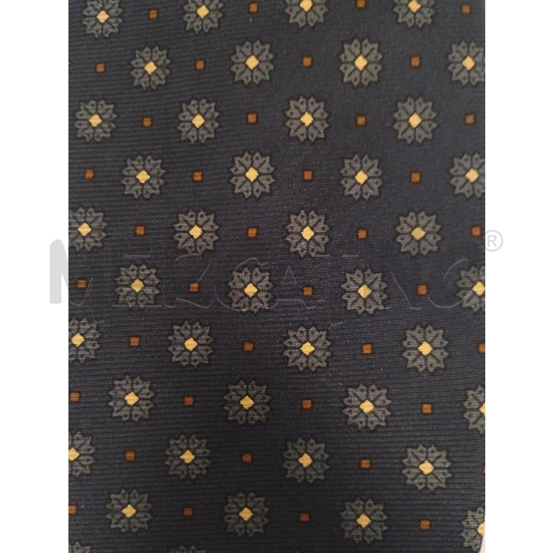 CRAVATTA OLIVER VALENTINO BLU FIORI | Mercatino dell'Usato Gazzada schianno 4