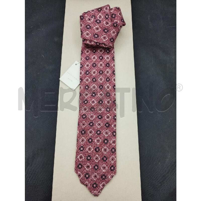 CRAVATTA PAOLO ALBIZZATI ROSA ANTICO FIORI | Mercatino dell'Usato Gazzada schianno 1