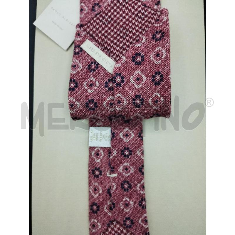 CRAVATTA PAOLO ALBIZZATI ROSA ANTICO FIORI | Mercatino dell'Usato Gazzada schianno 2