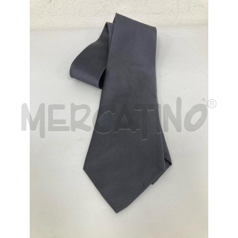 CRAVATTA RALPH LAUREN GRIGIA LUCIDA | Mercatino dell'Usato Gazzada schianno 1