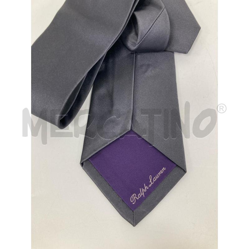 CRAVATTA RALPH LAUREN GRIGIA LUCIDA | Mercatino dell'Usato Gazzada schianno 2