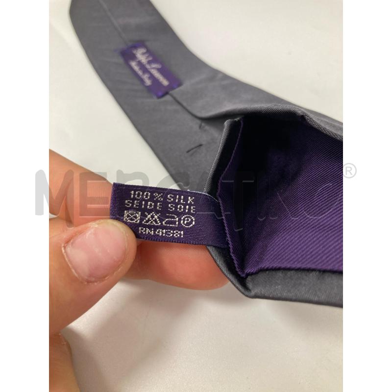 CRAVATTA RALPH LAUREN GRIGIA LUCIDA | Mercatino dell'Usato Gazzada schianno 4