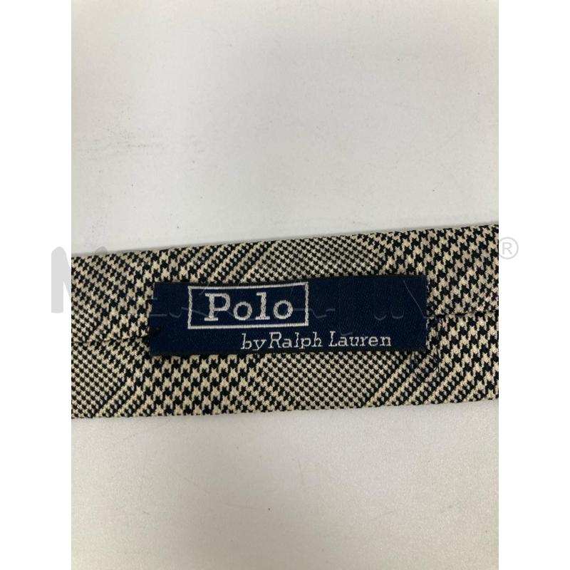 CRAVATTA RALPH LAUREN GRIGIO PUNTI NERI  | Mercatino dell'Usato Gazzada schianno 3