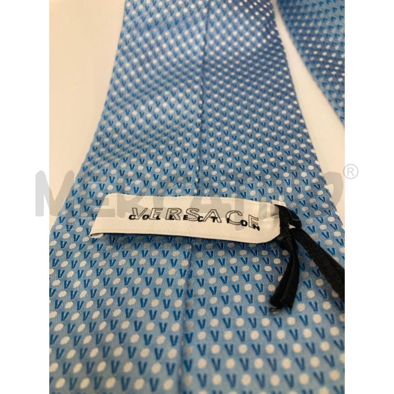 CRAVATTA VERSACE AZZURRA | Mercatino dell'Usato Gazzada schianno 2