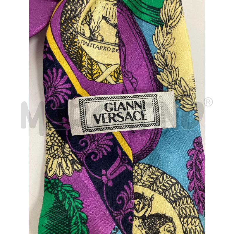CRAVATTA VERSACE VIOLA | Mercatino dell'Usato Gazzada schianno 3