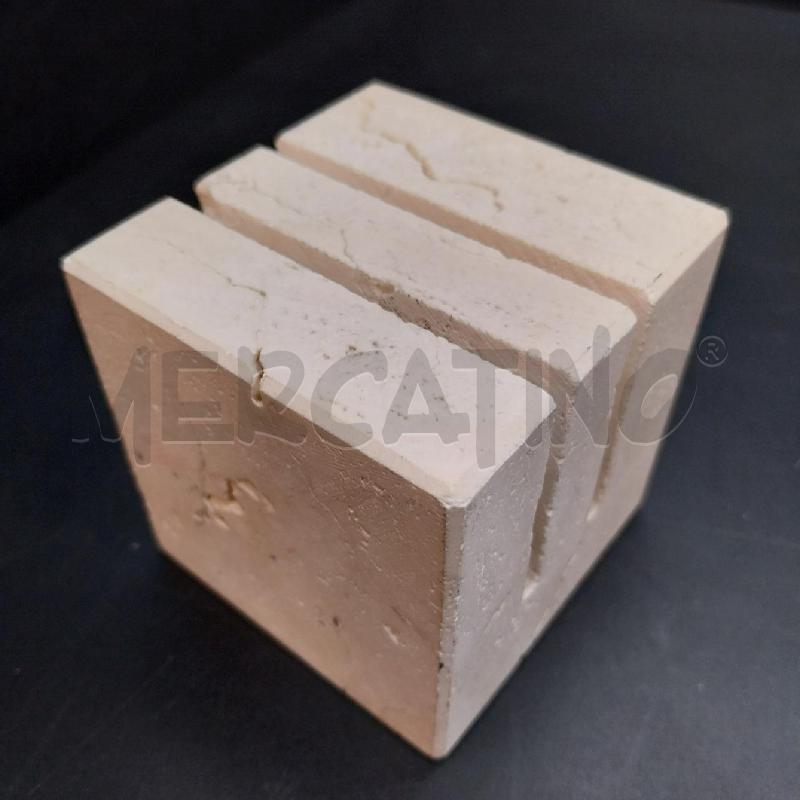 CUBO TRAVERTINO ERNESTO TRECCANI | Mercatino dell'Usato Gazzada schianno 3