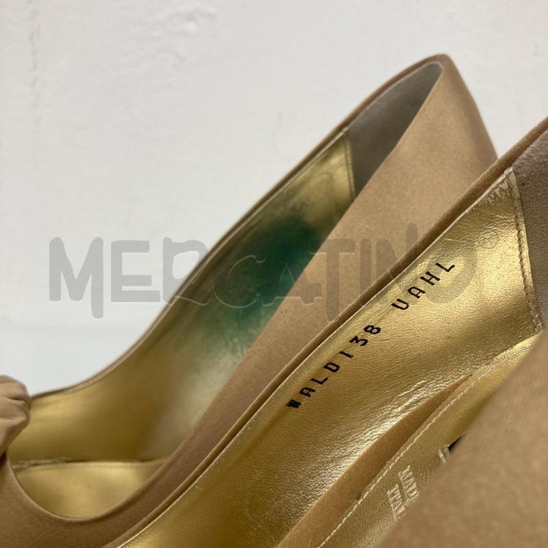 DECOLLETE BALLI ORO FIORE | Mercatino dell'Usato Gazzada schianno 5