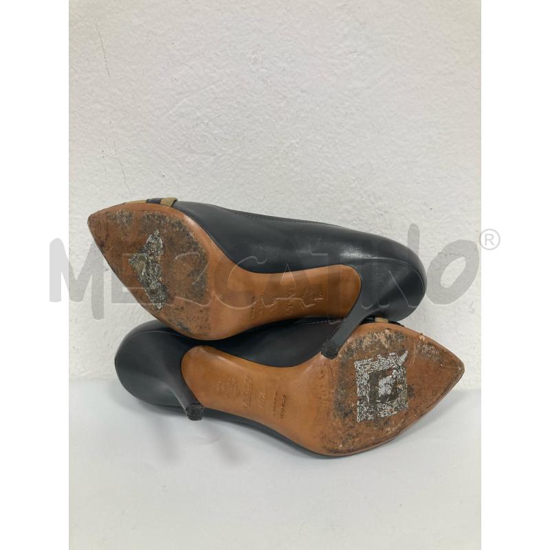 DECOLLETE BALLY NERE PUNTA BEIGE | Mercatino dell'Usato Gazzada schianno 4