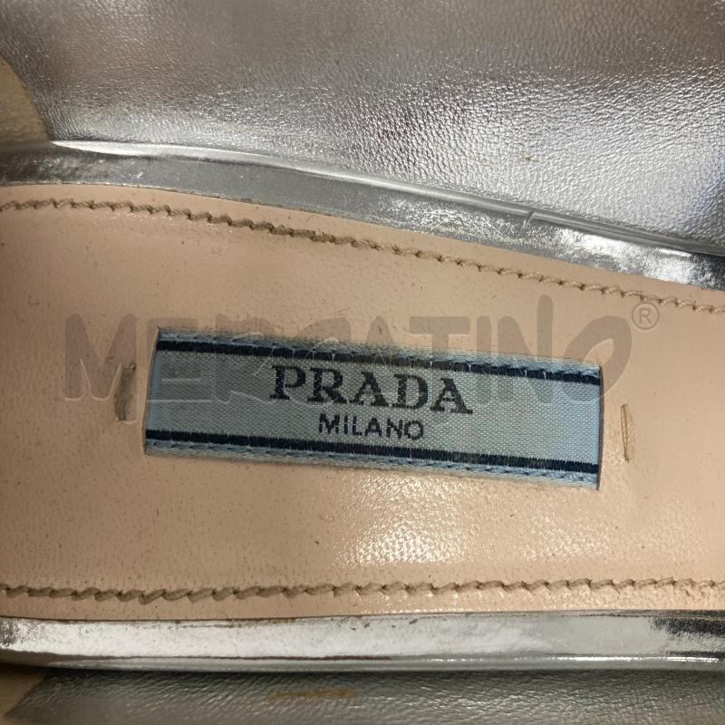 DECOLLETE PRADA ARGENTO | Mercatino dell'Usato Gazzada schianno 5