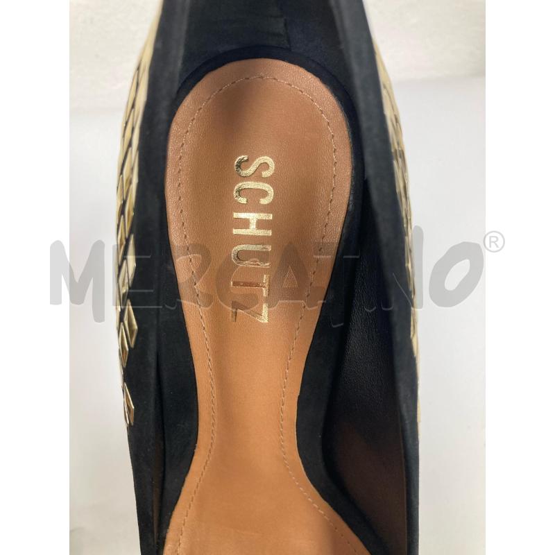 DECOLLETE SCHUTZ NERE ORO  | Mercatino dell'Usato Gazzada schianno 5