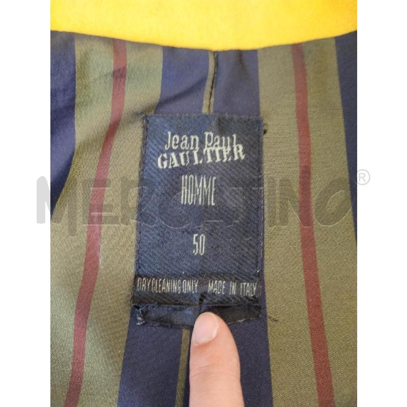 DOPPIO PETTO UOMO JEAN PAUL GAULTIER GIALLO | Mercatino dell'Usato Gazzada schianno 3