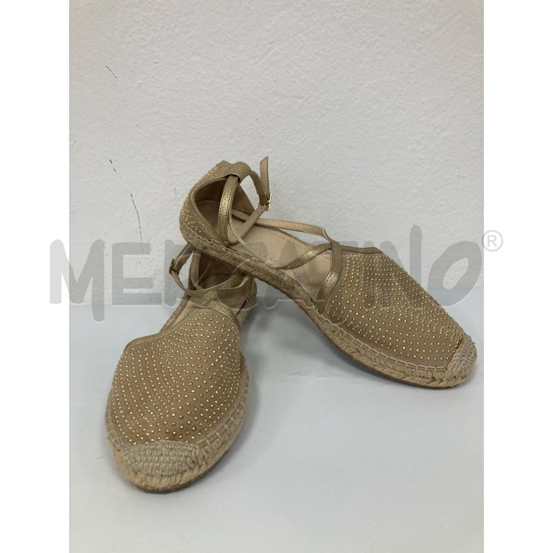 ESPADRILLAS DONNA JIMMY CHOO DORATE | Mercatino dell'Usato Gazzada schianno 1
