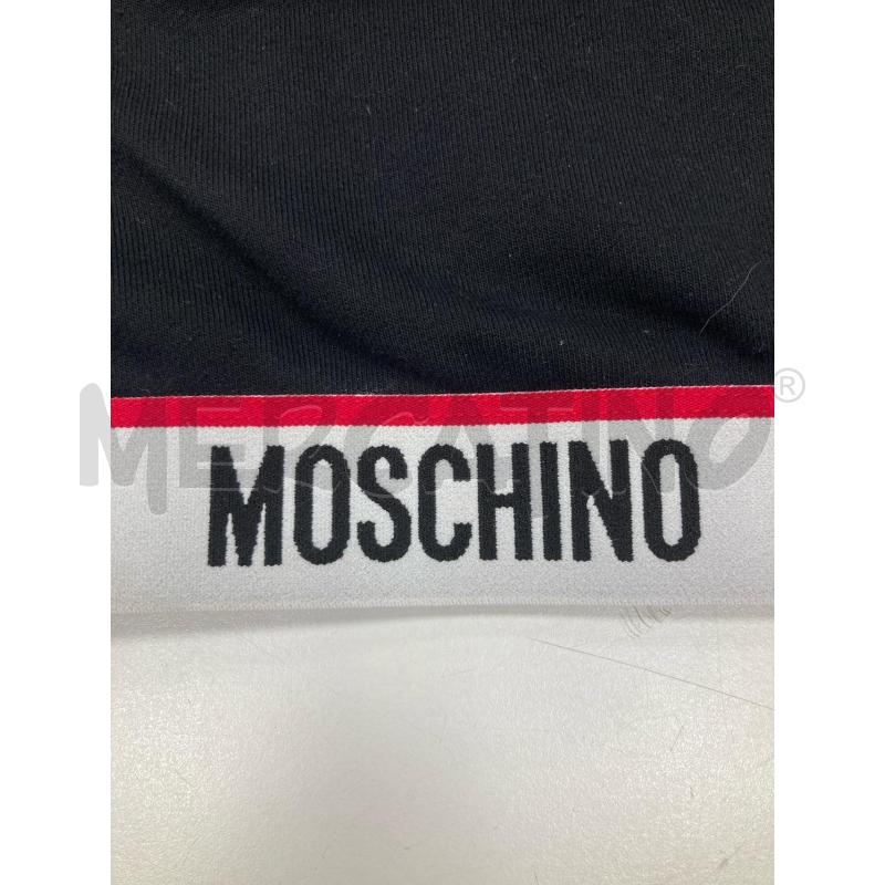 FELPA DONNA MOSCHINO NERA LUNGA TASCONE | Mercatino dell'Usato Gazzada schianno 5