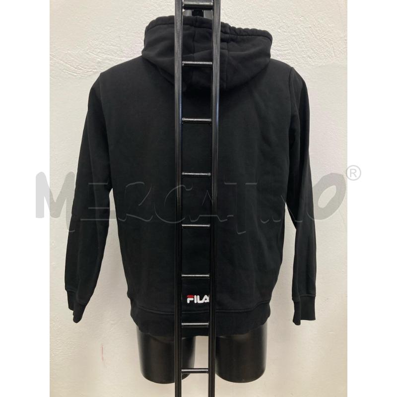 FELPA FILA NERA LOGO CAPPUCCIO | Mercatino dell'Usato Gazzada schianno 2