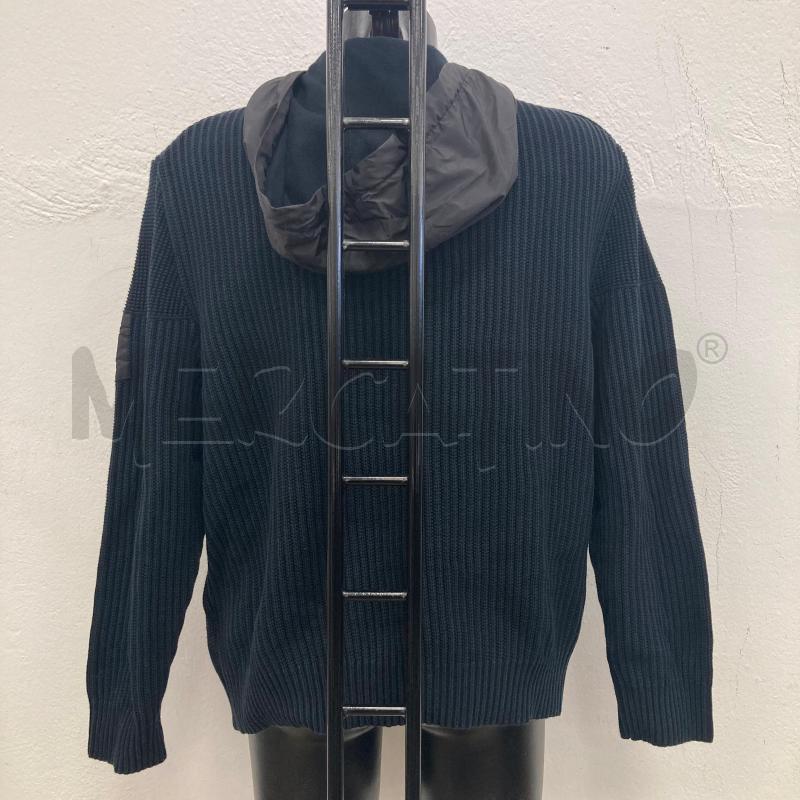 FELPA HUGO BLU ZIP CAPPUCCIO  | Mercatino dell'Usato Gazzada schianno 2