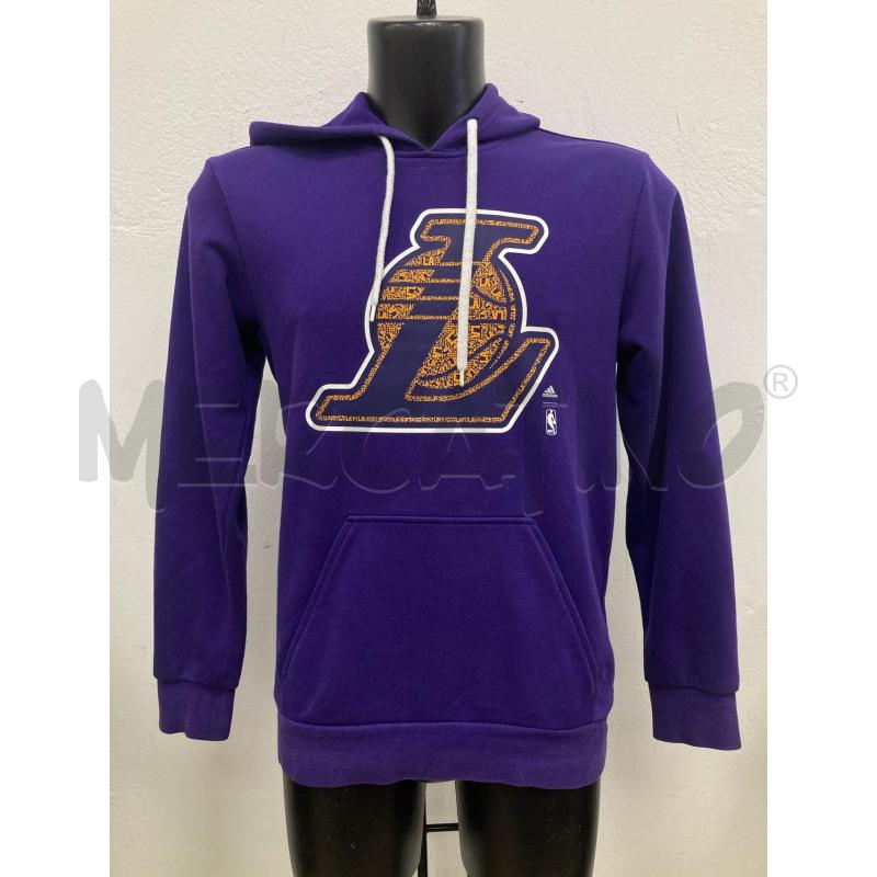 FELPA UOMO ADIDAS VIOLA LOGO GIALLO | Mercatino dell'Usato Gazzada schianno 1