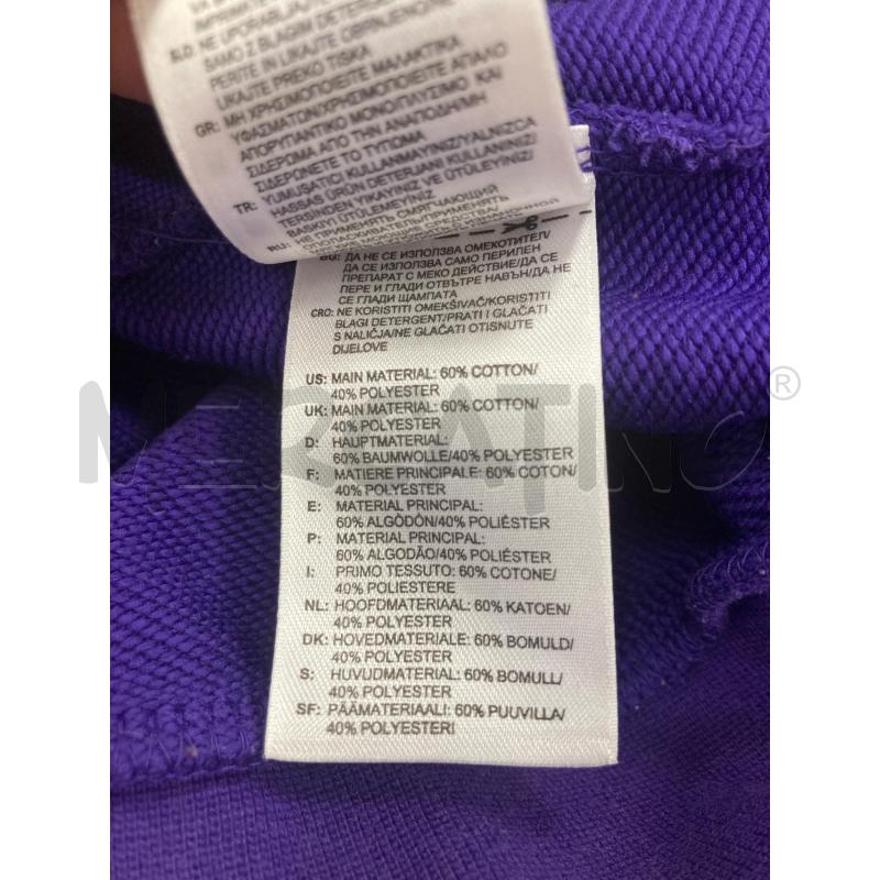 FELPA UOMO ADIDAS VIOLA LOGO GIALLO | Mercatino dell'Usato Gazzada schianno 4