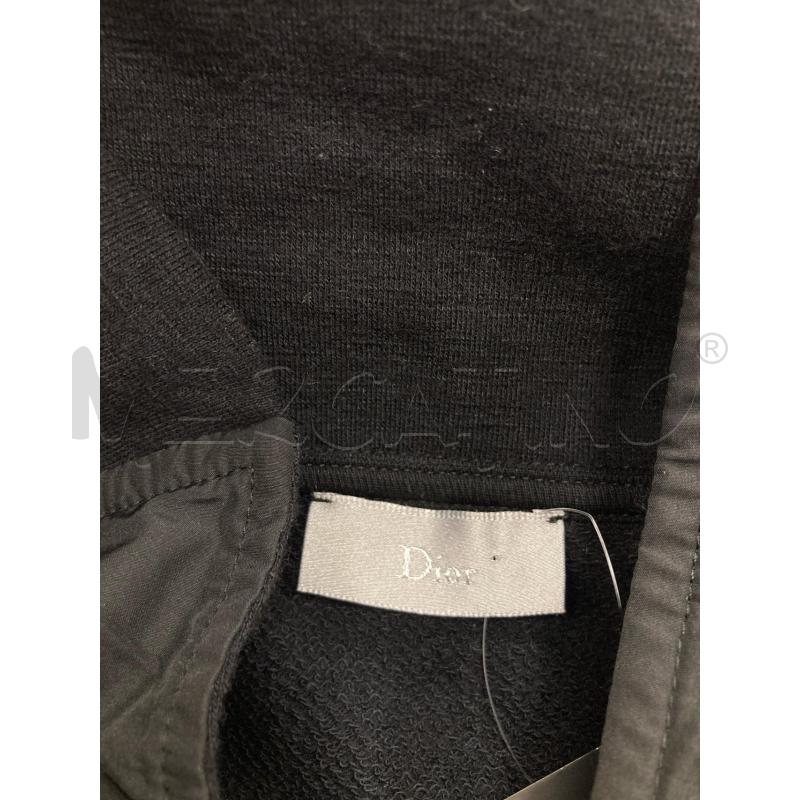 FELPA UOMO DIOR NERA TESSUTO TECNICO DAVANTI | Mercatino dell'Usato Gazzada schianno 3