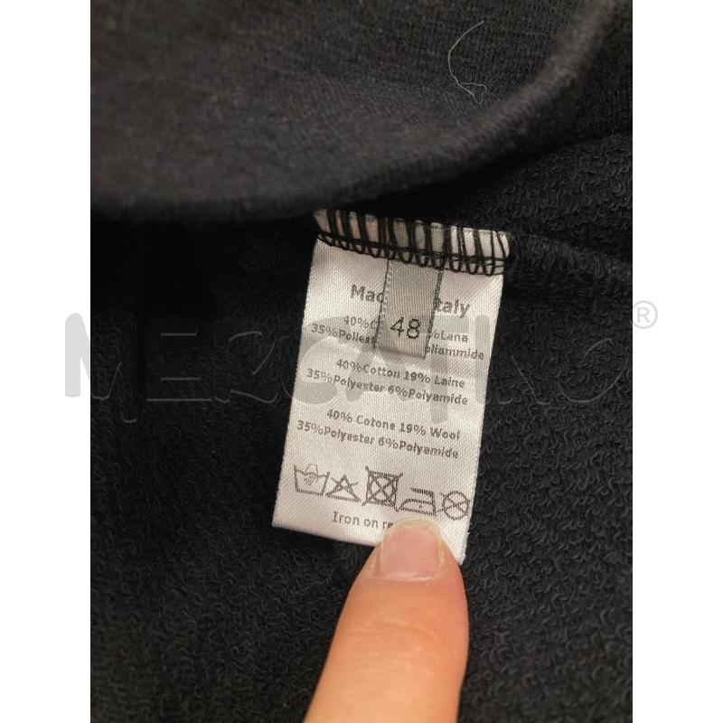 FELPA UOMO DIOR NERA TESSUTO TECNICO DAVANTI | Mercatino dell'Usato Gazzada schianno 4