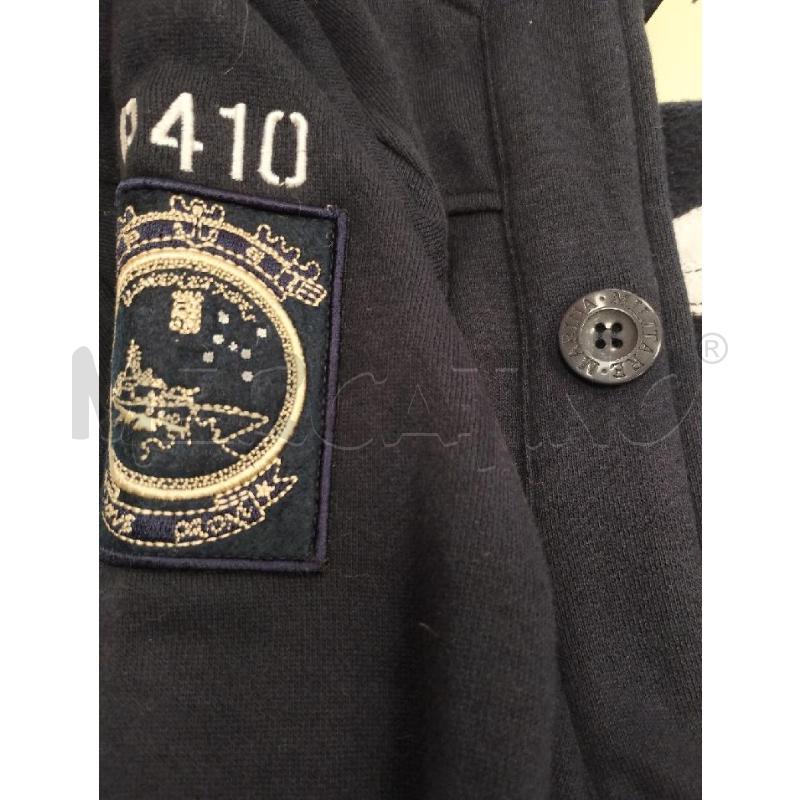 FELPA UOMO MARINA MILITARE BLU BOTTONI | Mercatino dell'Usato Gazzada schianno 5