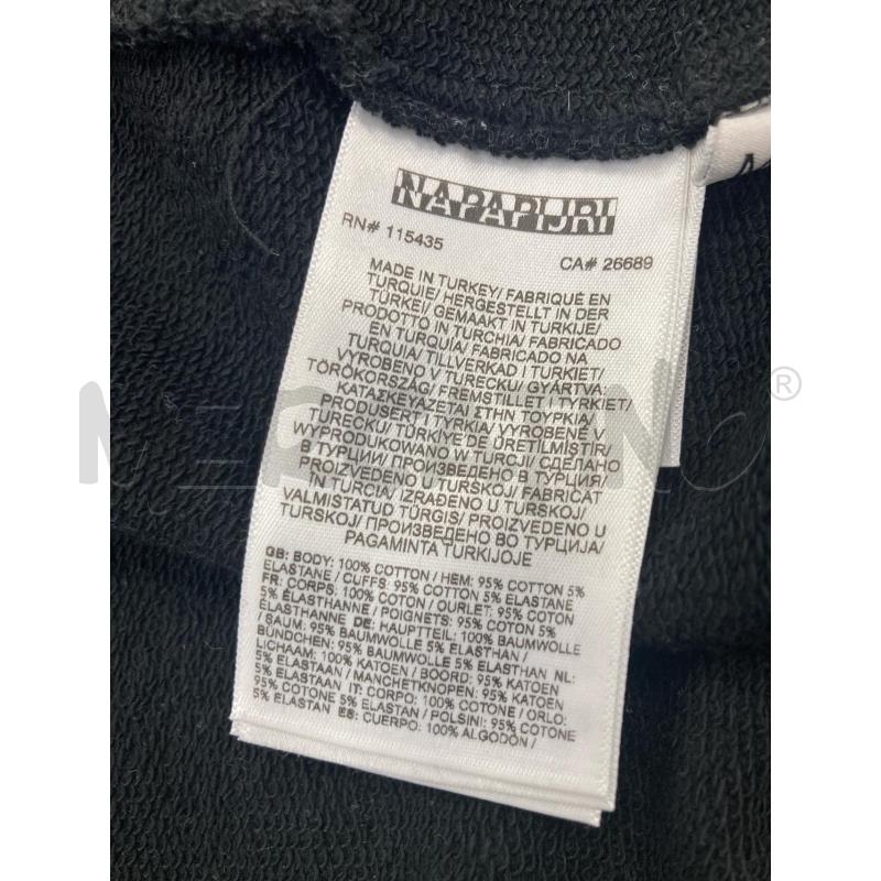 FELPA UOMO NAPAPIJRI NERA ZIP CARTELLINO  | Mercatino dell'Usato Gazzada schianno 4