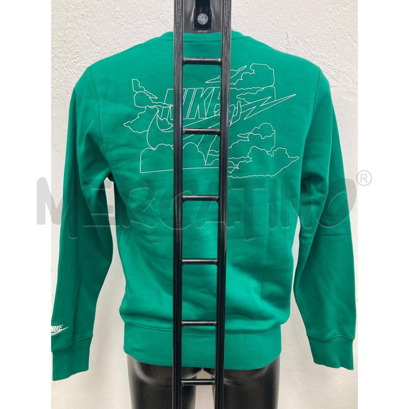 FELPA UOMO NIKE VERDE MANICHE LUNGHE GIROCOLLO | Mercatino dell'Usato Gazzada schianno 2