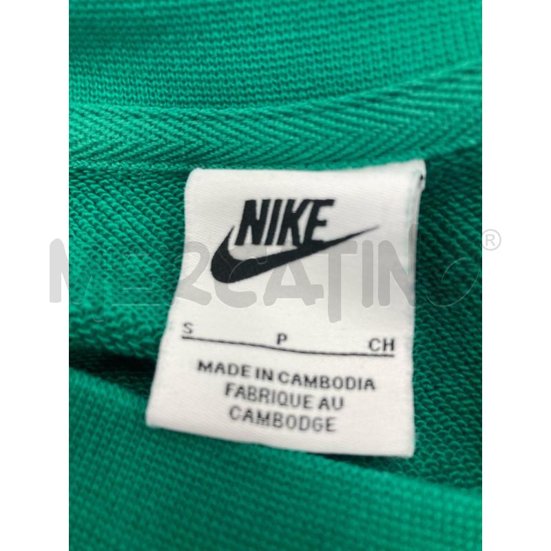 FELPA UOMO NIKE VERDE MANICHE LUNGHE GIROCOLLO | Mercatino dell'Usato Gazzada schianno 3