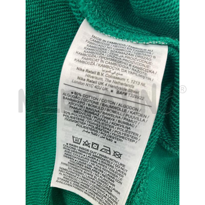 FELPA UOMO NIKE VERDE MANICHE LUNGHE GIROCOLLO | Mercatino dell'Usato Gazzada schianno 4