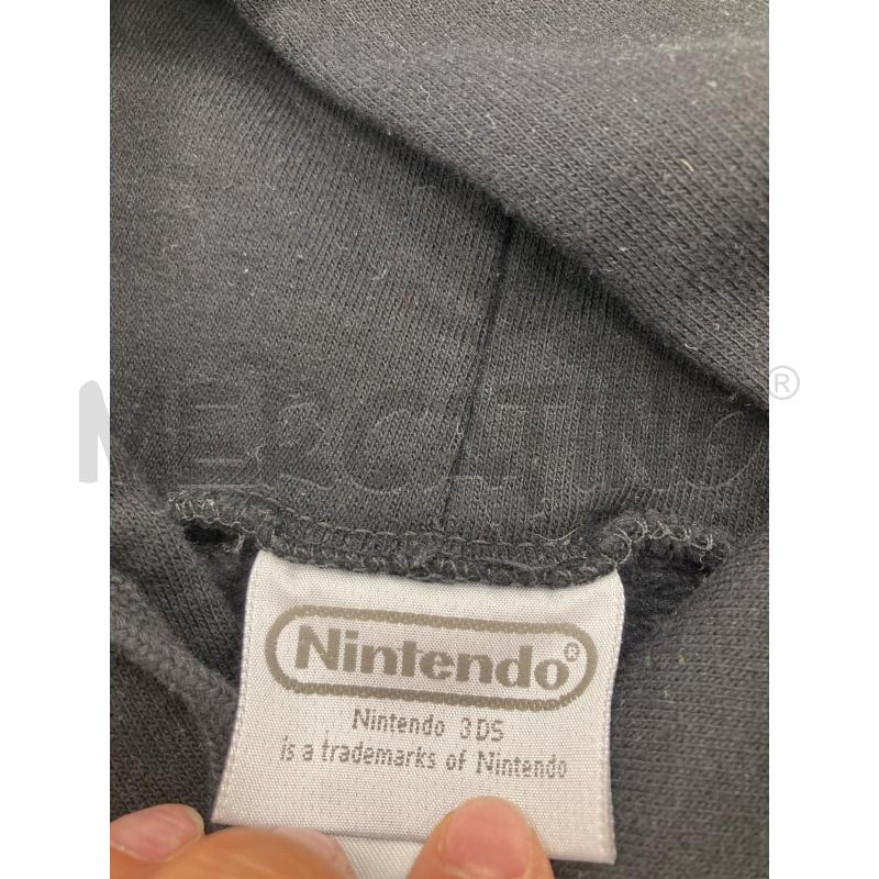 FELPA UOMO NINTENDO NERA CAPPUCCIO | Mercatino dell'Usato Gazzada schianno 3