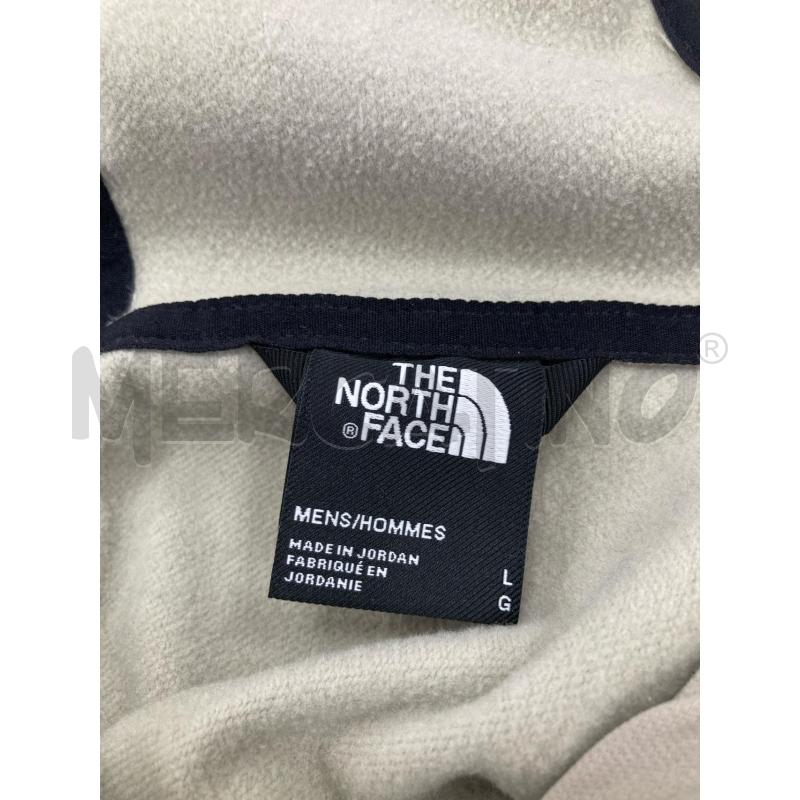 FELPA UOMO THE NORTH FACE BEIGE SCRITTA LIME | Mercatino dell'Usato Gazzada schianno 3