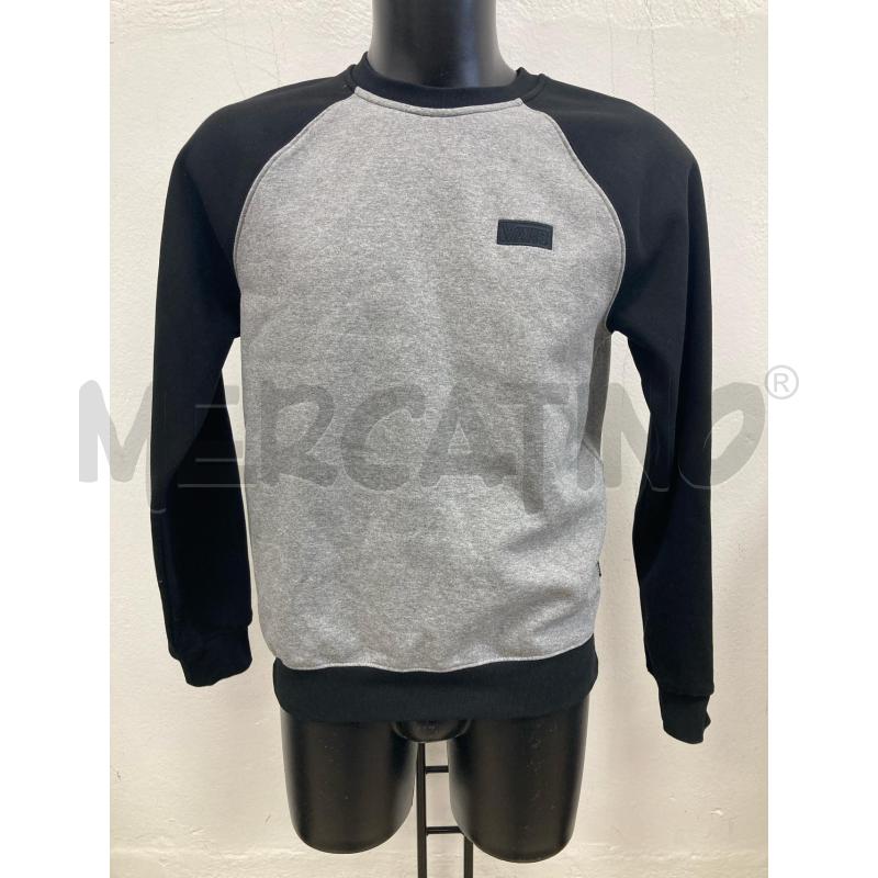 FELPA UOMO VANS GRIGIO NERO | Mercatino dell'Usato Gazzada schianno 1