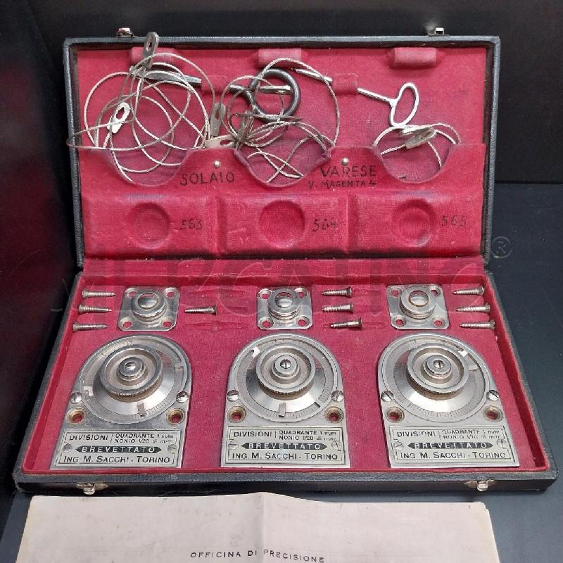 FLESSIMETRO A NONIO CIRCOLARE D'EPOCA | Mercatino dell'Usato Gazzada schianno 1