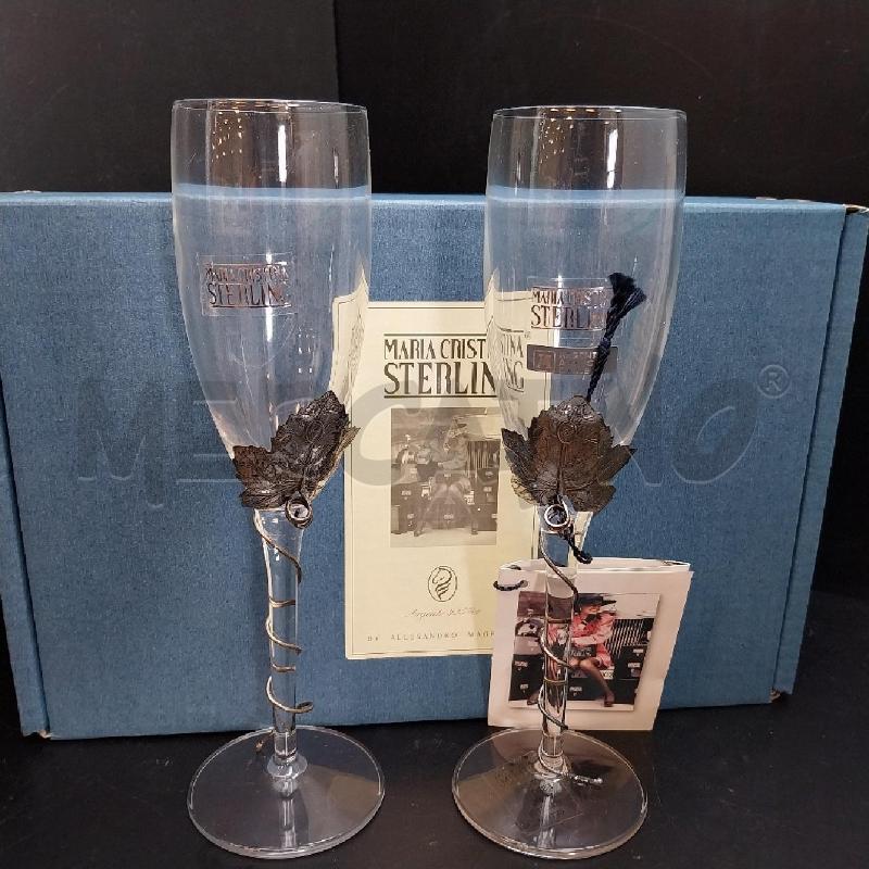 FLUTES PZ. 2 MARIA CRISTINA STERLING | Mercatino dell'Usato Gazzada schianno 1